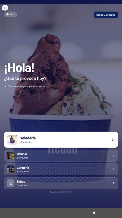 Inicio · el cliente elige idioma