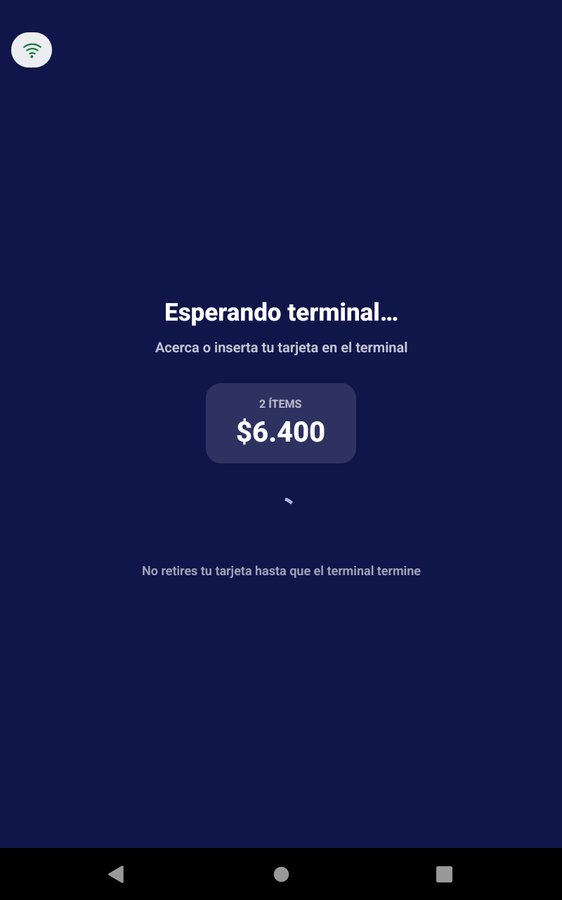 Pago con tarjeta en el terminal